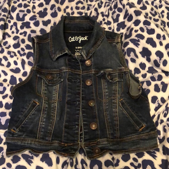 Coats | Cat Jack Jean Vest | Poshmark